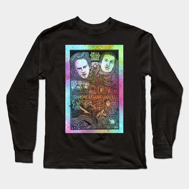 Simon & Garfunkel Long Sleeve T-Shirt by Gabby Hamrick